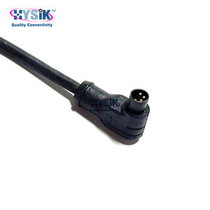 Snap in M8 Cable 2 <span class=keywords><strong>3</strong></span> 4 5 Pin Connector con LED Cable Cordset IP67 Overmolding Quick Lock Arnés de cableado - Product Image 4