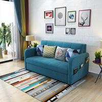 Sofá Cama Metálico Moderno para el Hogar, Muebles de Sala de Estar, Sofá Cama Futón con Estructura Metálica