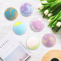 Vente chaude Coffret Cadeau Marque Privée À La Main Colorant Presse Bulle Naturel Végétalien Bio Fizzy Chanvre Bombes De Bain pour Enfants