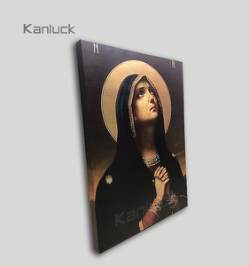 Nghệ Thuật Treo Tường Tôn Giáo Với Kim Cương Lá Vàng Để Trang Trí Nhà Cửa - Product Image 4