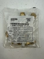 Lot de 10 coudes mâles Kq2l06-g03a, filetage en laiton, diamètre de tube 6 mm, 3/8" NPT, neufs, authentiques, en stock, avec garantie d'un an