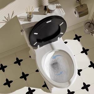 French Retro Ceramic <strong>White</strong> One-Piece High-Flush Power Toilet European <strong>Classical</strong> Siphon Style Modern Design for Home Use - Product Image 5