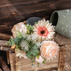 Yuyu Fulang Ramo de Flores Artificiales Rosa CF01183 Decoración para Bodas y Hogar - Product Image 1
