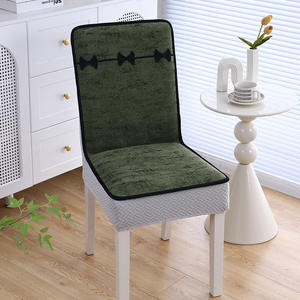 Áo phủ ghế cao cấp dày dặn, bọc kín, co giãn, may chần, chống trơn trượt, chất liệu pha trộn, chống bụi, trang trí đẹp mắt, dùng cho nhà ở, nhà hàng - Product Image 2