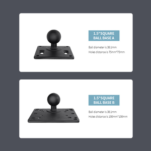 ฐานติดตั้ง VINmounts ขนาด 1.5 นิ้ว แบบ VESA สี่เหลี่ยม 75*75 มม. เหมาะสำหรับเครื่องจักรกลการเกษตร คอมพิวเตอร์อุตสาหกรรม และเรือ - Product Image 4