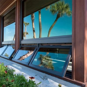 Diseño de ventanas personalizado al por mayor para ventana de toldo colgante triple de Filipinas con mosquitera - Product Image 6