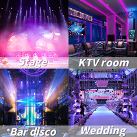 Luz Láser de Animación RGB de 15w a Todo Color SHTX, Software DMX512+ILDA, 25-35kpps para Discotecas y Escenarios Interiores, Proyector Láser de 10w, Luz de 8w