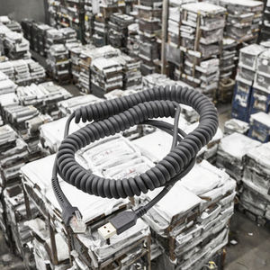 Câble spiralé rétractable <span class=keywords><strong>USB</strong></span> vers RJ45 pour scanner de codes à barres Symbol Moto Zebr LS2208 <span class=keywords><strong>DS2208</strong></span> LS4208 LS4478 DS9208 DS3578 - Product Image 3