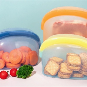 Sacs de conservation alimentaire en silicone de qualité alimentaire personnalisés, grande capacité - Product Image 1