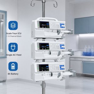 Pompe à perfusion vétérinaire portable pour petits animaux, équipement d'injection IV vétérinaire pour clinique et hôpital - Product Image 1