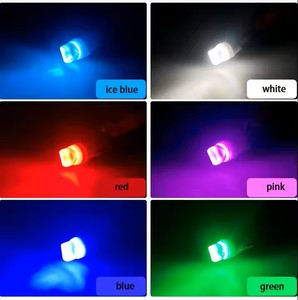 12V 24V T10 2835 3SMD Céramique 3D W5W 168 194 Intérieur de voiture Dôme Carte Plaque d'immatriculation Wedge <span class=keywords><strong>Side</strong></span> Light Multicolore Blanc Jaune Rouge - Product Image 6