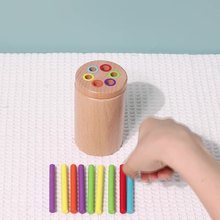 Bébé 0-3 Ans <span class=keywords><strong>Montague</strong></span> En Bois Éducation Précoce Jouets arc-en-ciel Couleur Classification Bloc Forme Correspondant Puzzle Jouets - Product Image 2