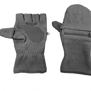 Gants d'hiver personnalisés pour l'extérieur, en polaire, longueur poignet, avec capuche amovible, poche zippée, compatibles écran tactile et détection d'aiguille - Product Image 2
