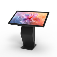 Monitor de publicidad LCD de pie de 49 pulgadas HDFocus para señalización interior efectiva y pantallas minoristas