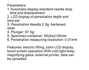 STLZ-6 Automatische Asfaltpenetrometer Voor Geotechnische Testapparatuur Voor Bitumenpenetratiemeting Met Hoge Precisie - Product Image 4