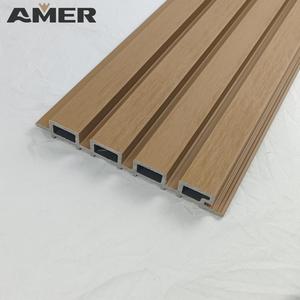 Paneles de Pared WPC de Alta Calidad al por Mayor, Revestimiento Completo de Madera Compuesta WPC Resistente al Agua para Exteriores, Decoración de Paredes en Negro - Product Image 6