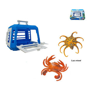 EPT promozione Dollartoys tartaruga granchi stella marina <span class=keywords><strong>Orca</strong></span> pesce nero balena corpo marino tigre squalo figura animale marino modello Set giocattolo - Product Image 4