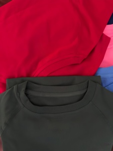 Camiseta Deportiva Ajustada para <span class=keywords><strong>Mujer</strong></span>, Estilo Moderno, Cuello Redondo, Manga Corta, Talla Grande, Secado Rápido, para Yoga, Fitness y Running - Product Image 3