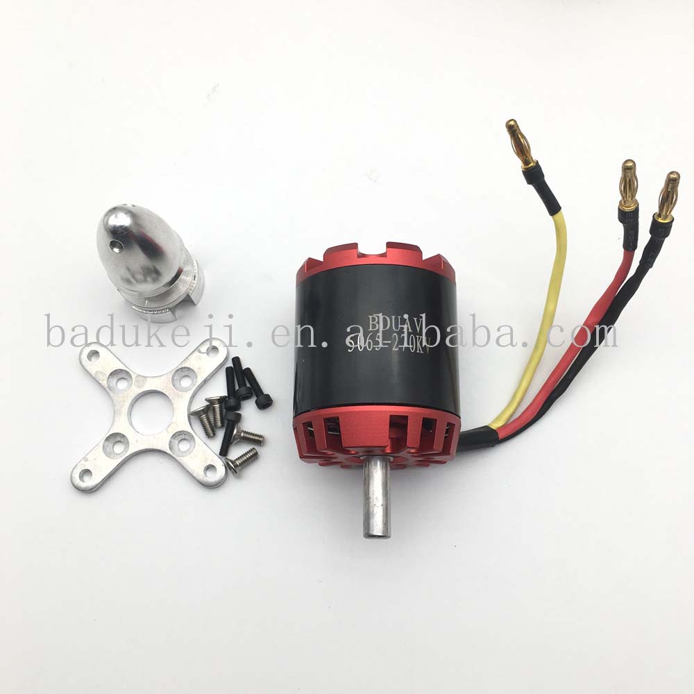 Внешний ротор, Трехфазный постоянный магнит, бесщеточный двигатель постоянного тока N5065 270KV 320KV 400KV, электрический скейтборд 5065, адаптер пропеллера