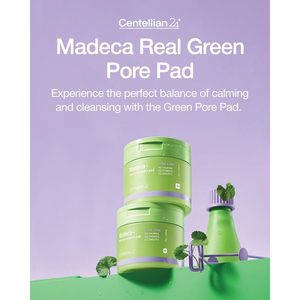 Almohadillas Exfoliantes Madeca Real Green Pore Pad, 60 Unidades, para Todo Tipo de Piel, Cuidado de la Nariz - Product Image 2
