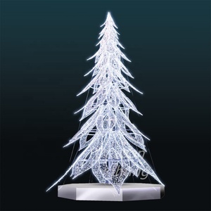 Grandi <span class=keywords><strong>Alberi</strong></span> Natalizi Illuminati 3D a Forma di Cono per Esterni da 20, 30, 40, 50 Piedi - Product Image 3