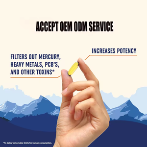 Capsule di Olio di Pesce Omega 3 Inodore Con rivestimento enterico per un migliore assorbimento. Supporta livelli sani di colesterolo e il sistema immunitario. - Product Image 3