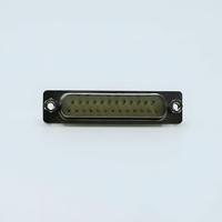 Conectores D-SUB de Alta Conductividad y Anticorrosión, Personalizados, DB9 DB25, Macho y Hembra, para Comunicación, Marca JIANGJI, Blanco/Negro