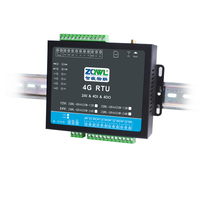 RTU/DTU Industrial 4G LTE para IoT con Alarma por SMS/Llamada, Salida de Relé de 4 Canales, Gateway Modbus MQTT para Monitoreo Remoto