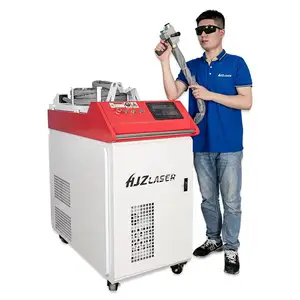 Harga mesin las serat Laser portabel, peralatan las Laser cetakan aluminium 1000W