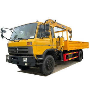 Dongfeng 4X2 10 Ton Crane Truck Montado Boom Arm Crane Truck Todo terreno Grúa móvil <span class=keywords><strong>4x4</strong></span> Móvil de <span class=keywords><strong>segunda</strong></span> <span class=keywords><strong>mano</strong></span> - Product Image 1