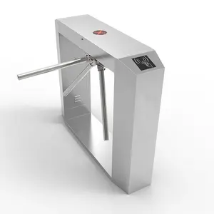 Tripod Turnstile mekanisme pintu putar, kontrol akses keamanan tinggi untuk gym