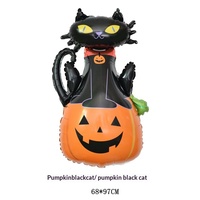 Grand ballon en aluminium mini Halloween, chauve-souris, citrouille, araignée, ballon en aluminium pour la fête des démons, décoration de fête