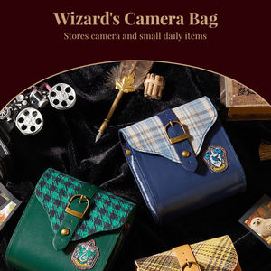 Étui pour appareil photo Instax <span class=keywords><strong>Harry</strong></span> <span class=keywords><strong>Potter</strong></span> X pour Fujifilm Instax Mini Series, motif écossais Ravenclaw, en similicuir, pochette de protection, objet de collection - Product Image 4