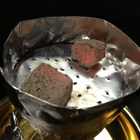 Accessoires pour chicha HuaPing : Feuilles de chicha pré-coupées robustes, longues, sans brûlure, pour saveurs variées