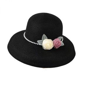 Nuovo estivo da donna elegante cupola mare spiaggia piatta Eave parasole paglia tessuto <span class=keywords><strong>odio</strong></span> - Product Image 2