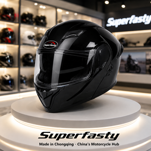 Nuevo Casco de Motocicleta ABS Personalizado de Buena Relación Calidad-Precio, Modular, Abatible, con <span class=keywords><strong>Intercomunicador</strong></span>, Liberación Rápida, Ligero, <span class=keywords><strong>Homologado</strong></span> por DOT, para Todas las Estaciones, Superfasty - Product Image 3