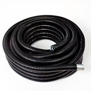 Conducto de metal <span class=keywords><strong>flexible</strong></span> de acero inoxidable GI galvanizado hermético a los líquidos <span class=keywords><strong>con</strong></span> revestimiento de <span class=keywords><strong>PVC</strong></span> - Product Image 1