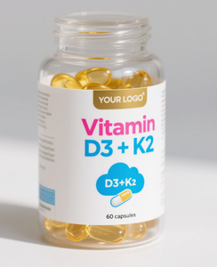 OEM Venta al por mayor Suplementos Distribuidores Etiqueta privada Salud Alimentos Suplementos Vitamina D3 + K2 Cápsulas Softgel - Product Image 2