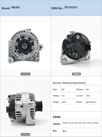 Alternateur de voiture B MW 318d 2.0 E46 2003-2005 M47N204D4 B MW 320d 2.0 E46 2003-2005 M47N204D4 TG15C012