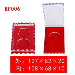 Mode Einzel münze Kristall Vitrine Doppel münzen halter Souvenir Medaille Abzeichen <span class=keywords><strong>Box</strong></span> - Product Image 4
