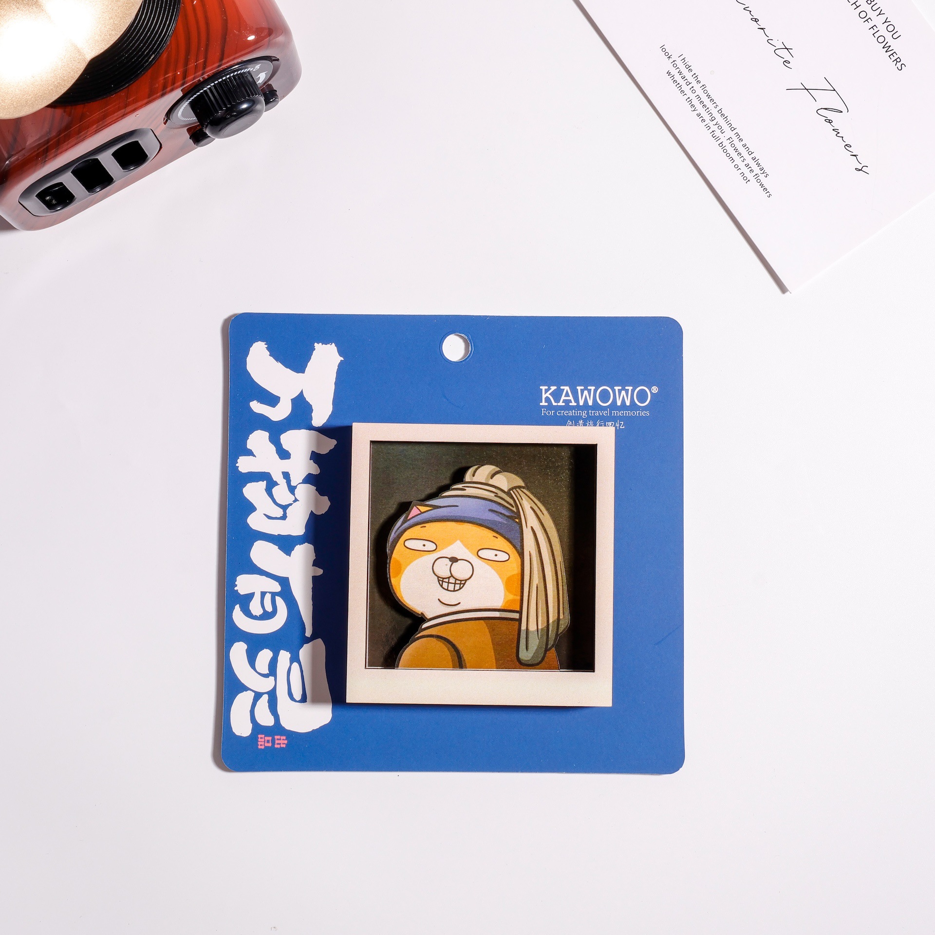 Pendientes de perlas Boy (parodia) (78mm * 74mm)