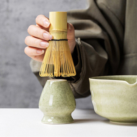 Ensemble de thé Matcha japonais OEM de haute qualité avec logo personnalisé, fouet à Matcha en bambou Chasen, coffret cadeau, vente chaude 2026