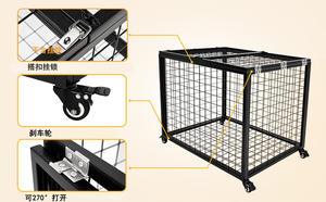 Estante de tienda de pelotas deportivas, jaula de alta capacidad, equipo de entrenamiento de fútbol, garaje, almacenamiento de baloncesto, soporte para pelotas de voleibol al aire libre - Product Image 3