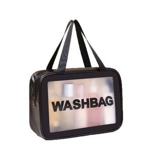 Wholesale Custom Logo Waterproof Women's Makeup Travel <b>Toiletry</b> Cosmetic Zipper <b>Bag</b> Custom Logo <b>Clear</b> Pvc Cosmetic <b>Bag</b> - Product Image 1