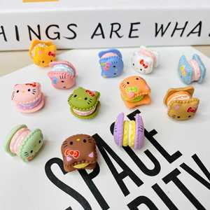 Hello Kitty Themed Pendants Zinc Alloy Mini Cartoon Charms For DIY Jewelry Unisex <b>Gift</b> Accessory - Product Image 4