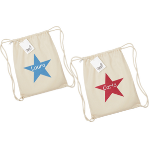 Sacca con nome - Cuore / Stella - Product Image 1