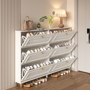 Scarpiera ultrasottile in stile crema, Foyer d'ingresso per la <span class=keywords><strong>casa</strong></span>: un semplice strumento di archiviazione per entrare in <span class=keywords><strong>casa</strong></span>, S - Product Image 2