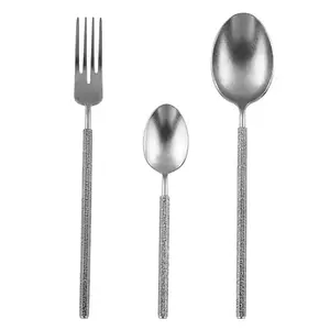 Wholesale Stainless Steel Flatware Cutlery Set Stainless Steel Knife Fork Spoon Tea Spoon With Gift Package Box Flatware Set