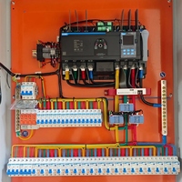 Tableau de distribution triphasé 250A avec disjoncteurs MCCB et MCB, panneau électrique mural pour usage industriel et commercial