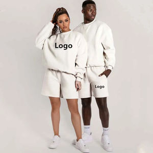 Sudadera con capucha ODM con logotipo personalizado de color de manga larga de fábrica de China, conjunto de chándal para correr, sudadera lisa al por mayor - Product Image 2